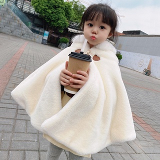 Áo choàng lông cừu dày dặn cho bé