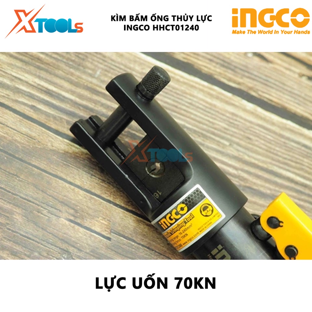 Kìm uốn ống thủy lực INGCO HHCT01240