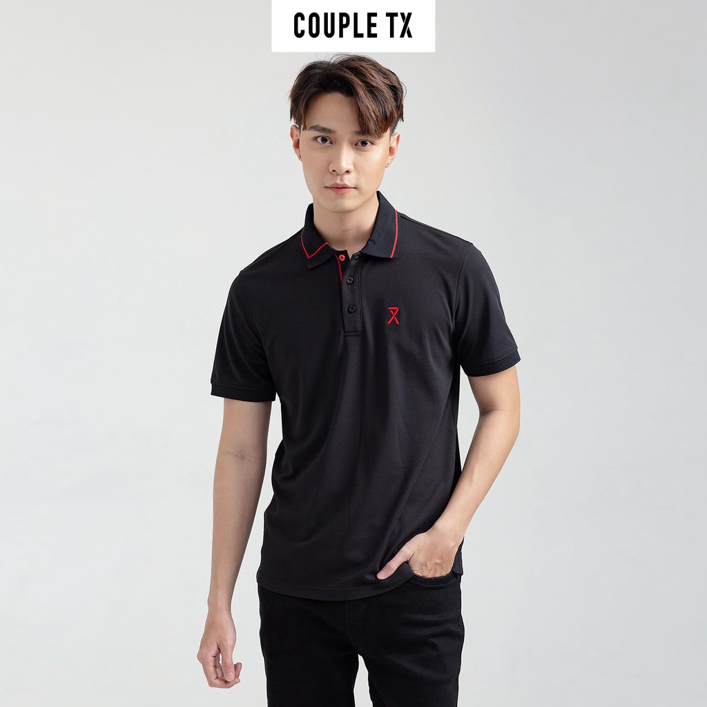 Áo Polo Nam Couple TX Vải Cà Phê Bo Sọc MPO 1017