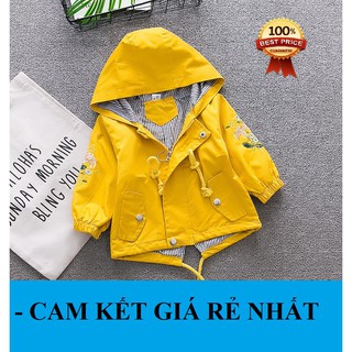 [FREE SHIP] Áo khoác kaki 2 lớp dáng dài cho bé trai bé gái, áo khoác thu đông cho bé