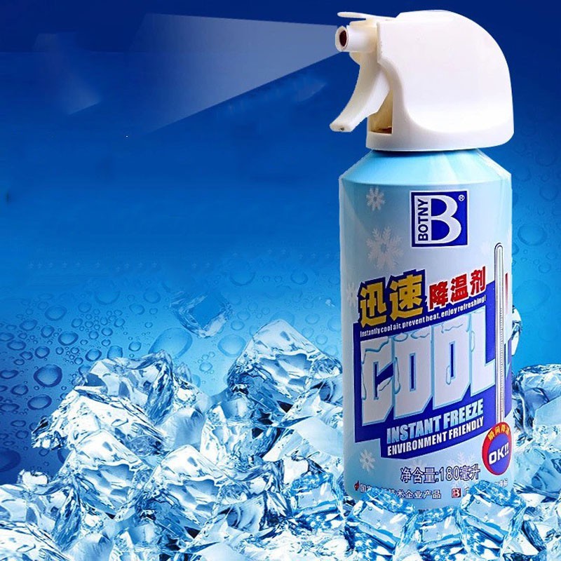 Bình Xịt Làm Lạnh, Bình Xịt Làm Mát Tức Thì Làm Mát Cho Cơ Thể, Không Khí, Máy Móc, Nội Thất Ô Tô Nhanh Chóng