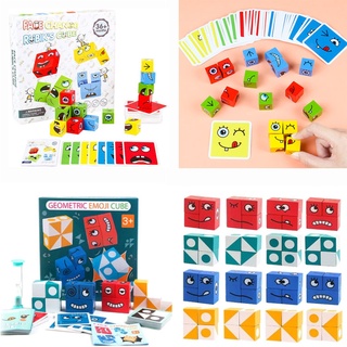 THANH LÝ Đồ Chơi Gỗ Montessori Lắp Ráp Biểu Cảm Trên Khuôn Mặt Cho Bé