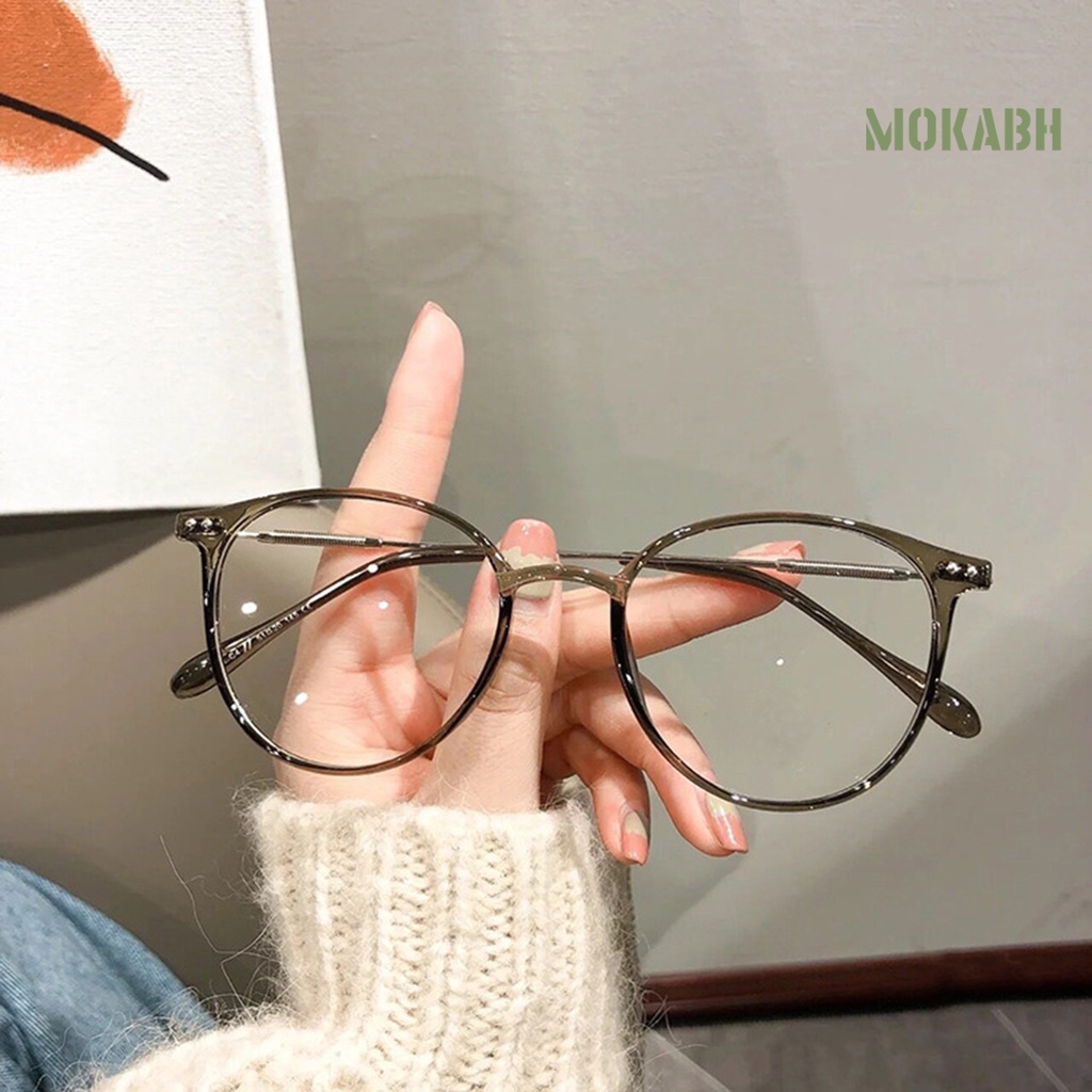 Kính Bảo Vệ Mắt Gọng Tròn Chống Ánh Sáng Xanh Siêu Nhẹ Chất Lượng Cao