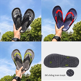 Dép xỏ ngón nam quai kẹp thể thao Evabu, dép tông thể thao nhẹ đi êm, bền, đẹp nhiều màu