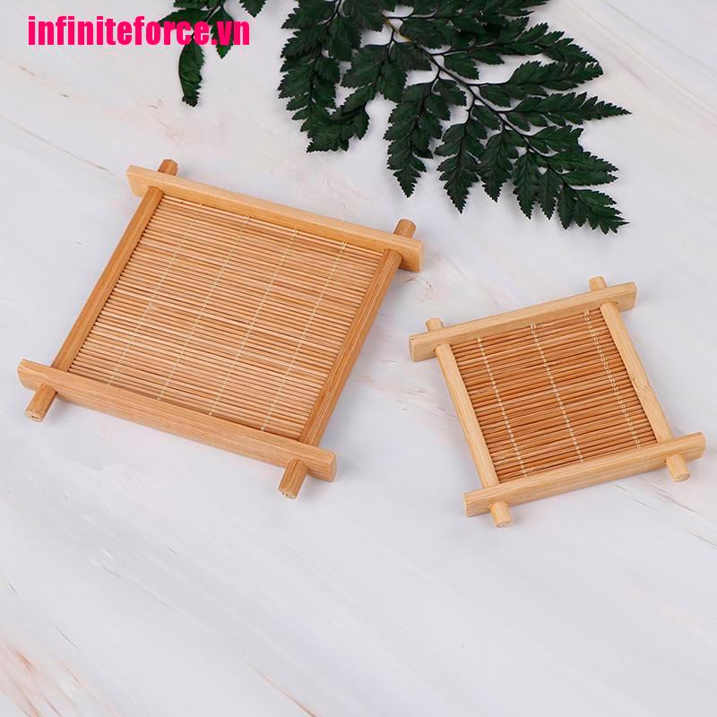 Đế lót ly bằng tre trang trí cho bàn ăn