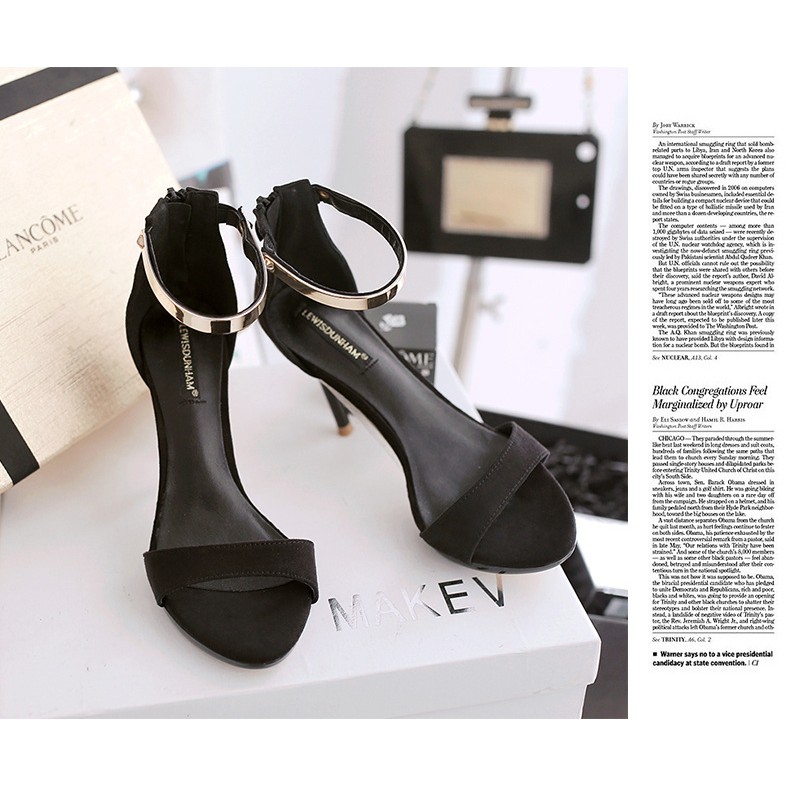 Sandal đế đúp gót nhọn siêu đẹp