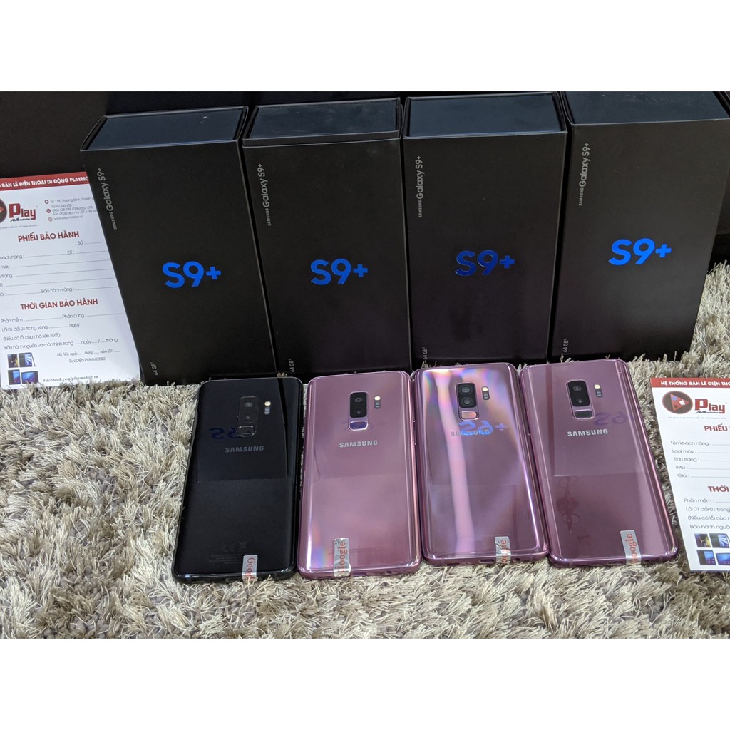 Điện Thoại Samsung Galaxy S9 Plus Bản 2 sim || 6/64gbkèm đủ phiện || mua hàng tại PlayMobile