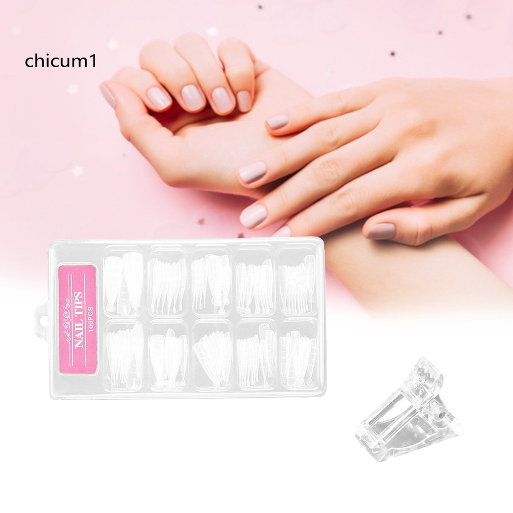 Set 100 Khuôn Làm Móng Tay Hình Giày Cao Gót Độc Đáo Thời Trang Diy
