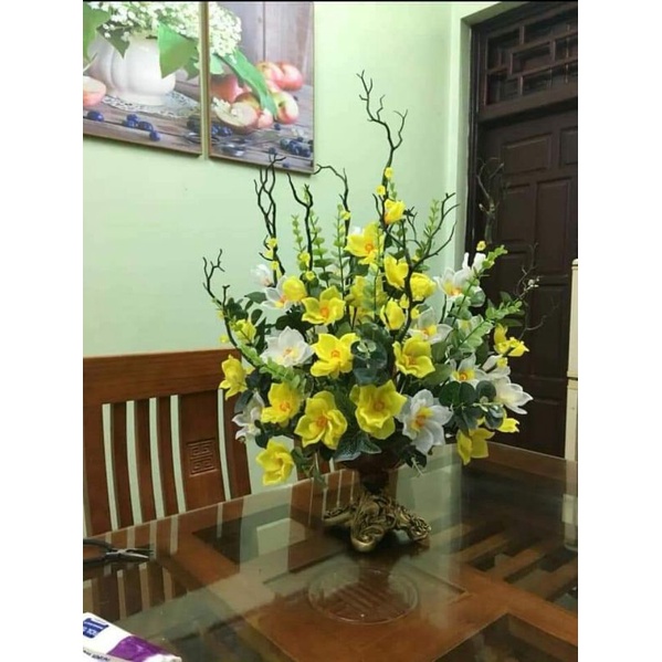 Set nguyên liệu làm 50bông pha lê + 10 búp + 10 nụ (không kèm bình)