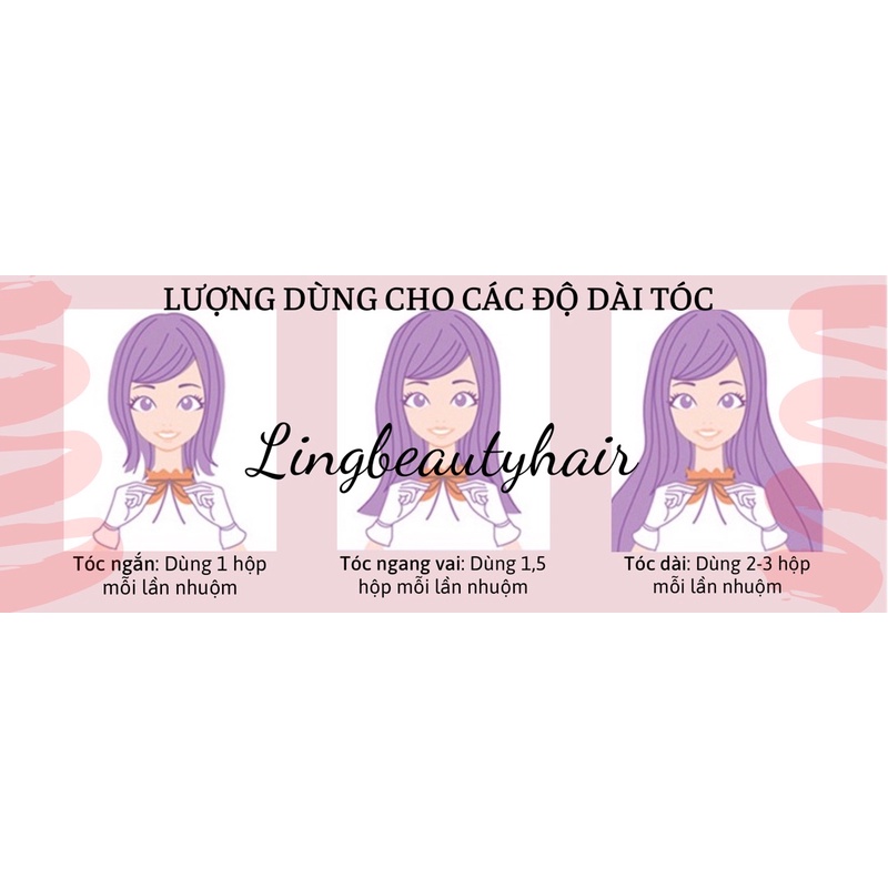 [ TẨY TÓC ] Thuốc nhuộm tóc màu HOT PINK