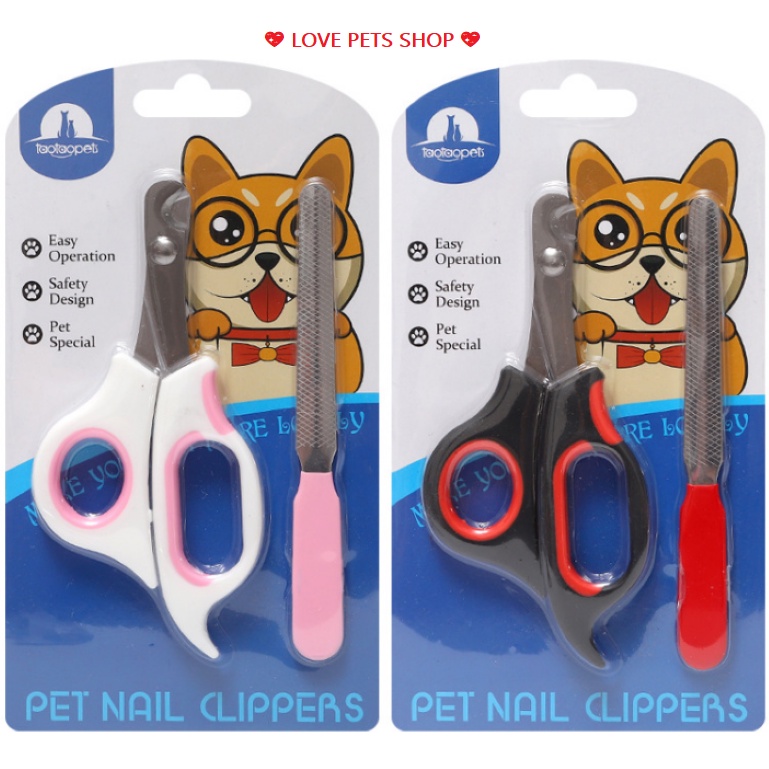 BỘ KÌM BẤM MÓNG KÈM DŨA CHO CHÓ MÈO - LOVE PETS SHOP