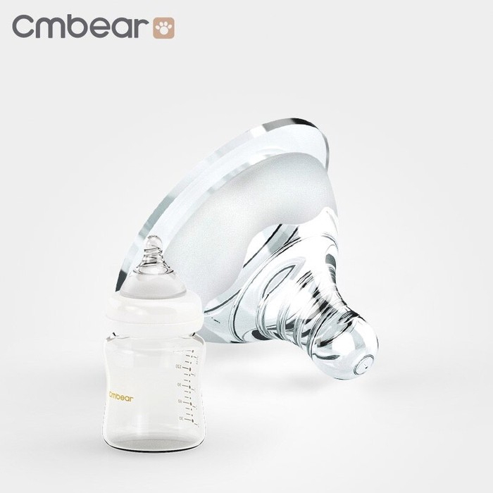 Bình sữa Cmbear 150ml với núm ti và nắp không chứa BPA