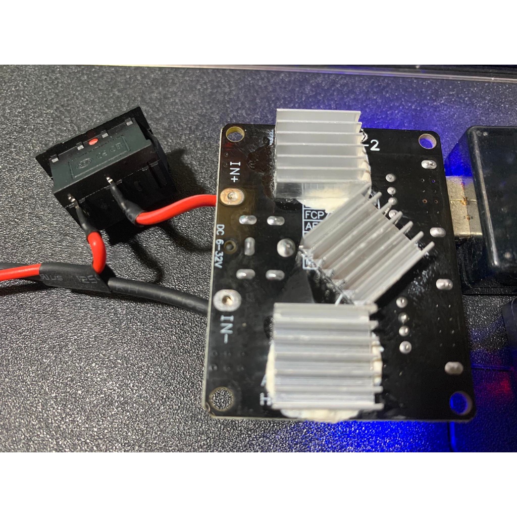 Mạch sạc nhanh gắn xe máy QC3.0 24w 1 cổng 48W 2 cổng sạc nhanh, Mạch hạ áp sạc nhanh, mạch sạc sử dụng acquy 6-32v