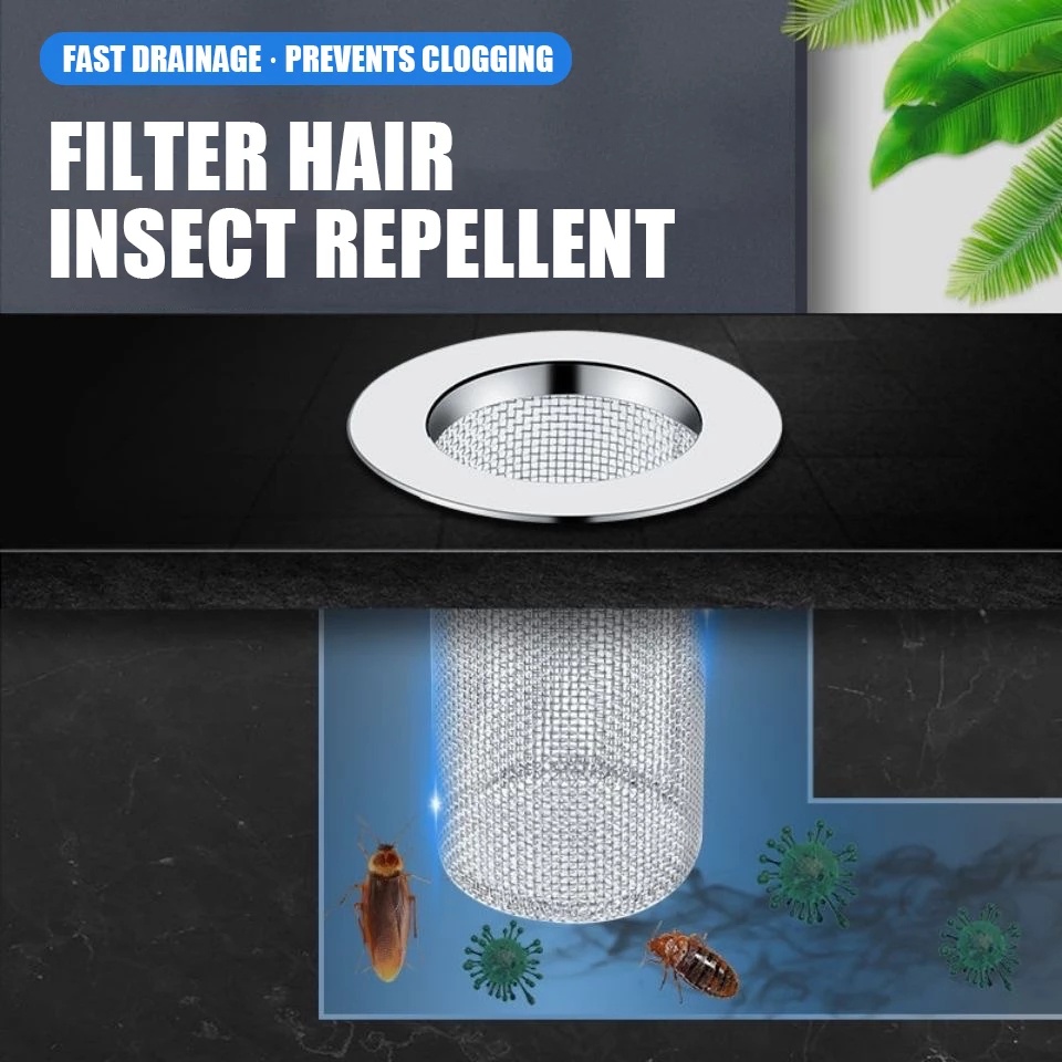 Lưới Lọc Rác Bồn Rửa Chén / Bồn Rửa Chén / Phòng Tắm Bằng Thép Không Gỉ Đa Năng