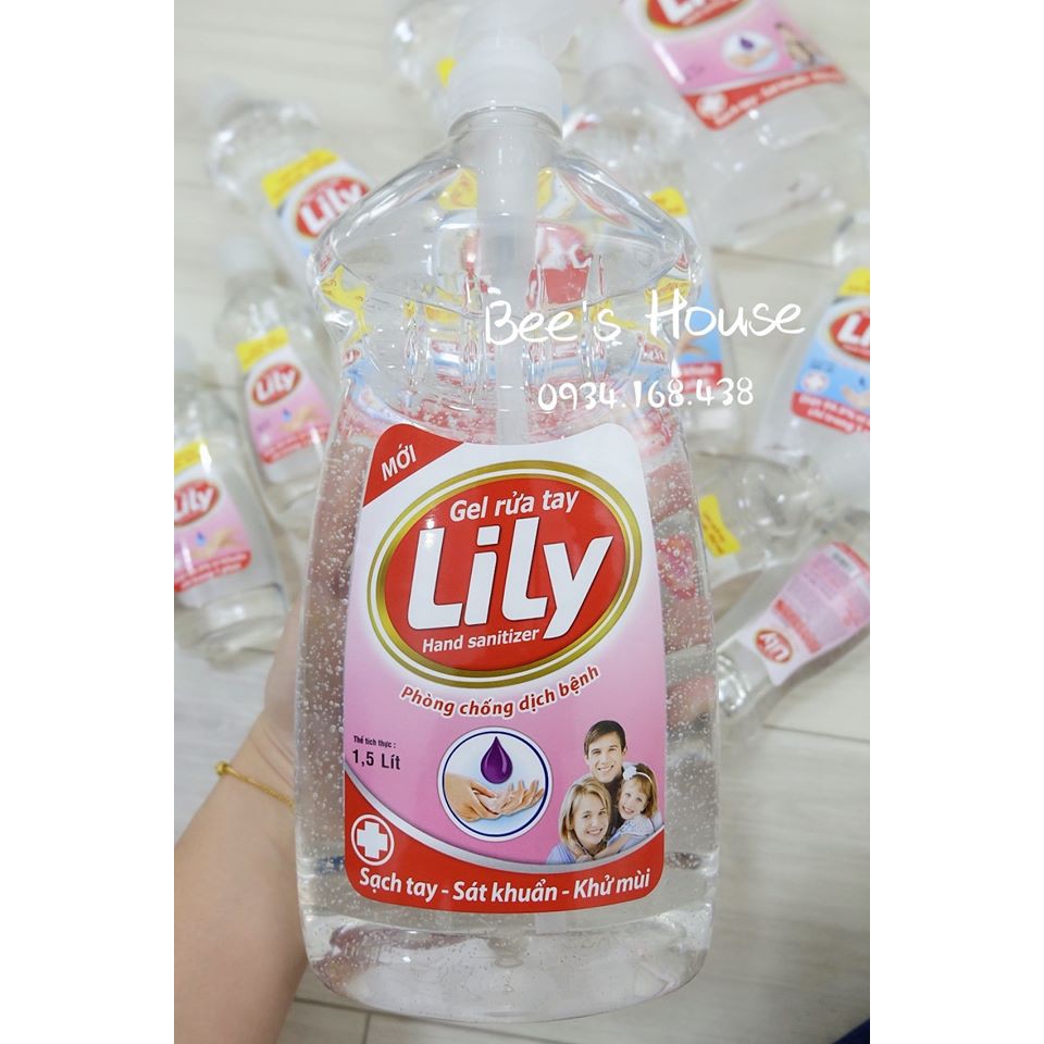 Gel rửa tay khô diệt khuẩn Lily