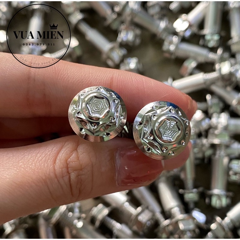 Ốc tay thắng tay côn Vua Miên chuẩn inox 304 cho các dòng xe số
