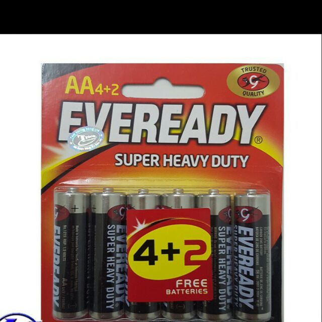 Pin AA Eveready 1215-BP6