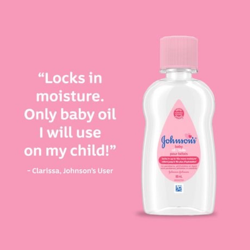 Dầu mát-xa và dưỡng ẩm Johnson Baby Oil