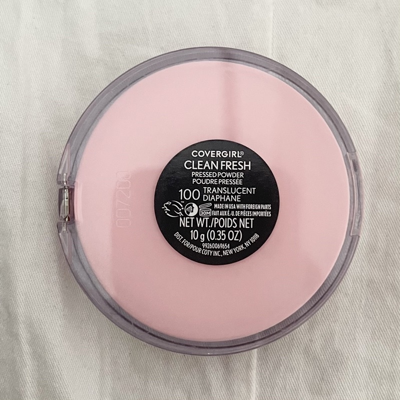 COVERGIRL - Clean Fresh Pressed Powder “Translucent”  | phấn phủ không màu