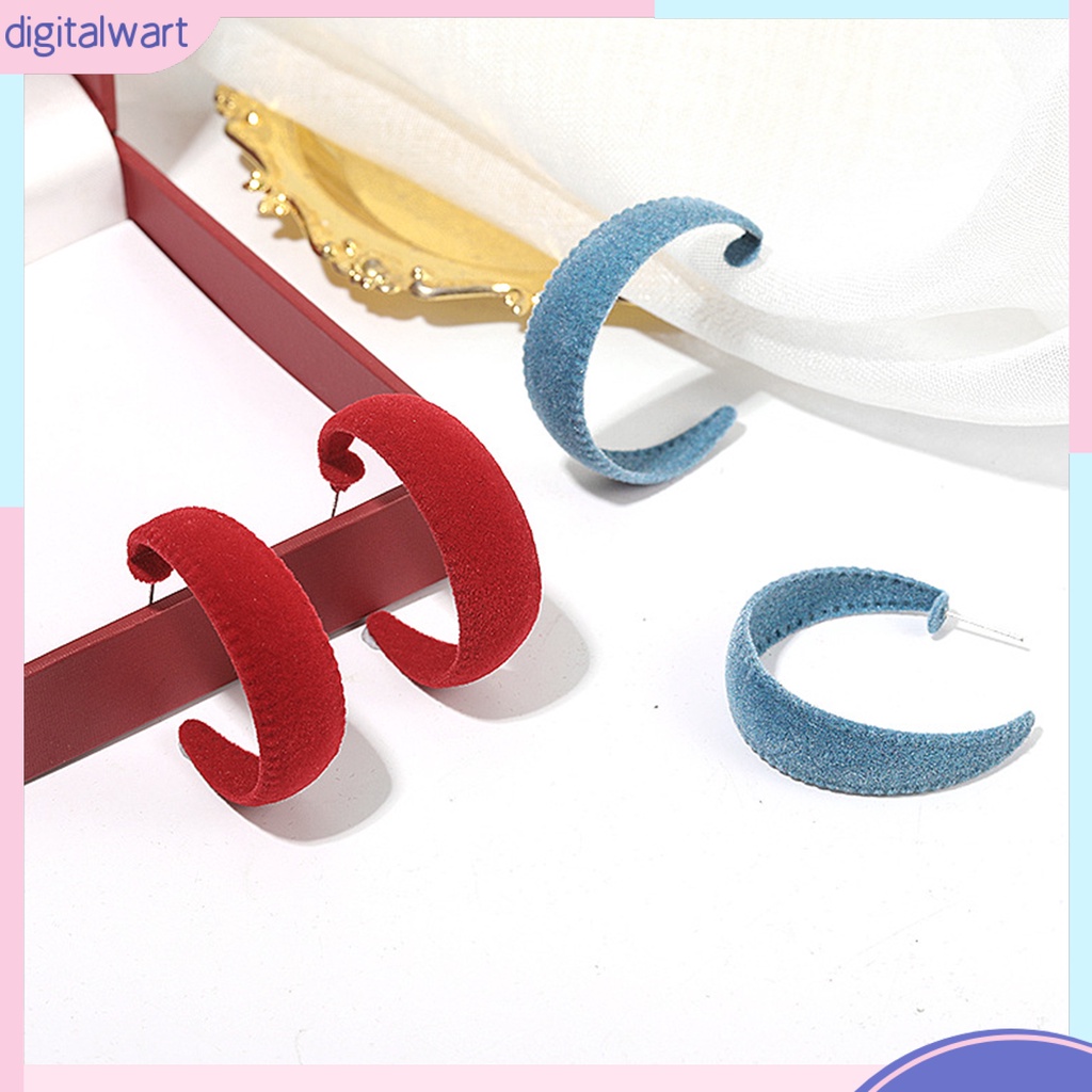 Đôi Khuyên Tai Hình Vòng Tròn Lớn Thời Trang Cho Nữ