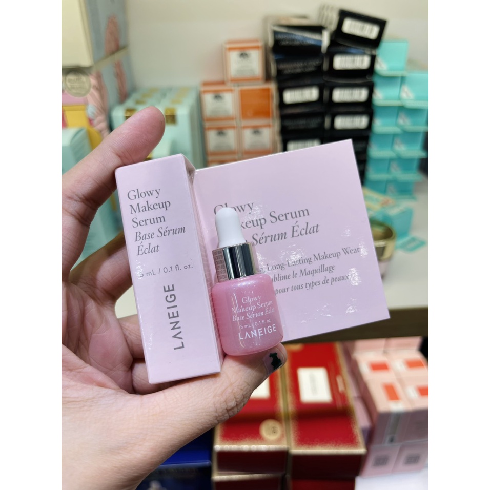 [MINISIZE 5ML ] LÓT CẤP ẨM – TẠO BÓNG LANEIGE GLOWY MAKEUP SERUM MINISIZE