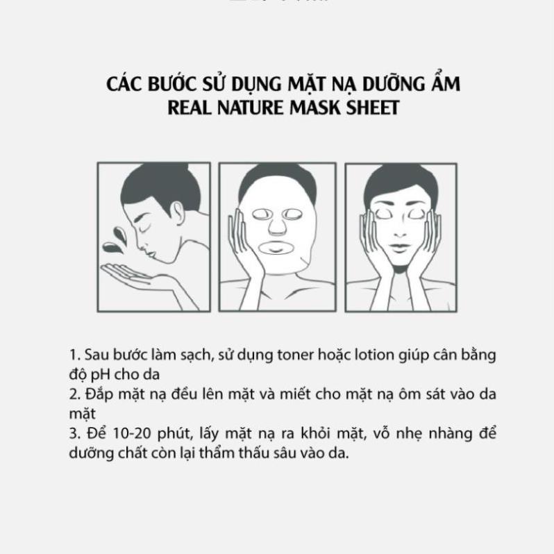 Mặt nạ giấy Nature Republic Real Nature Mask Sheet