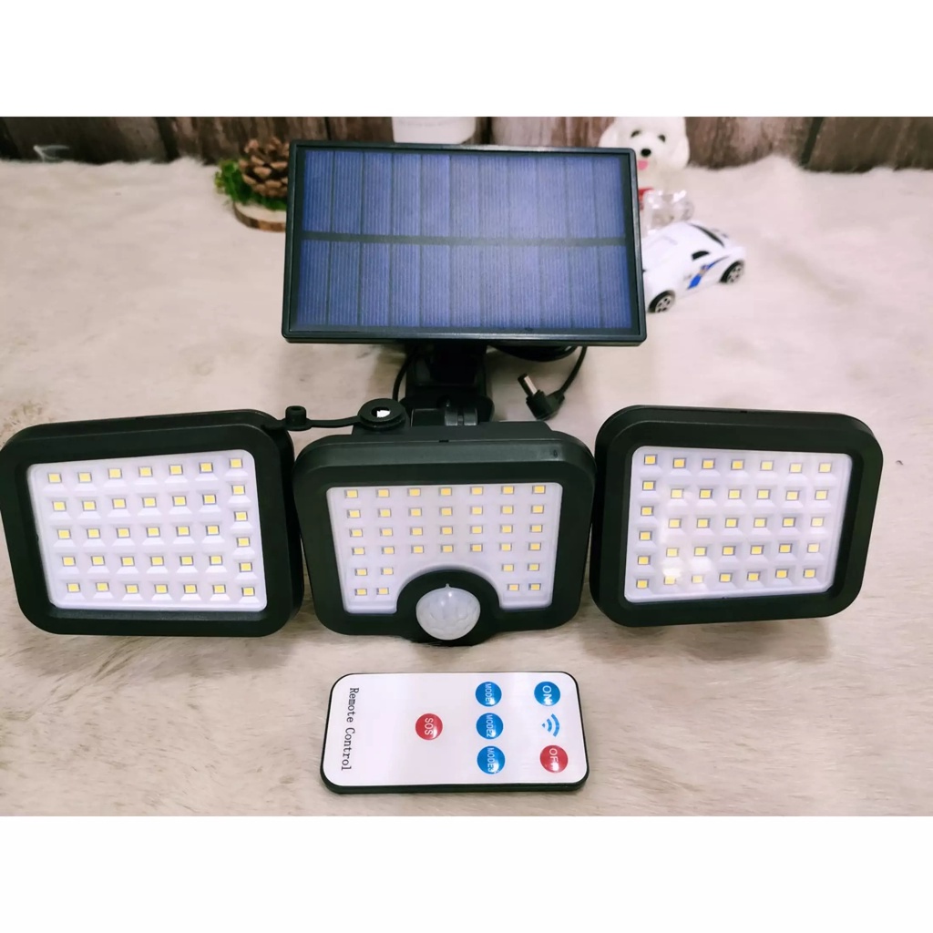 Đèn Năng Lượng Mặt Trời 90W Với 138 Led-Tặng Điều Khiền,Dây Dài 5M,Đèn Cảm Biến-Chống Nước Tuyệt Đối-Bảo Hành 12 Tháng