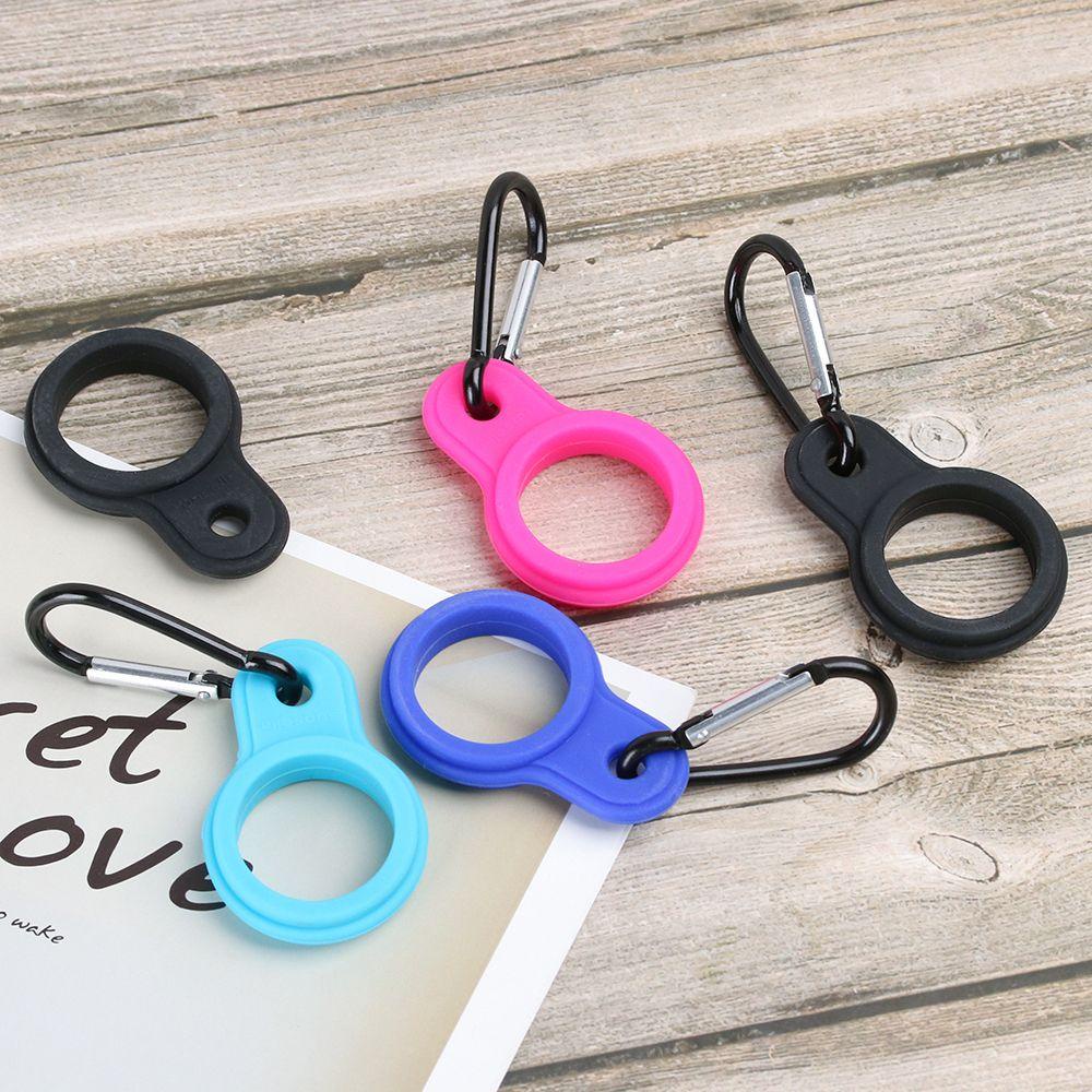Móc Khóa Kẹp Bình Nước Thể Thao Bằng Hợp Kim Nhôm Và Silicone