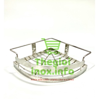    BẢO ĐẢM CHẤT LƯỢNG   Kệ Góc Inox 1 Tầng INOX 304 - Kệ Inox 1 Tầng - Kệ Nhà Tắm 