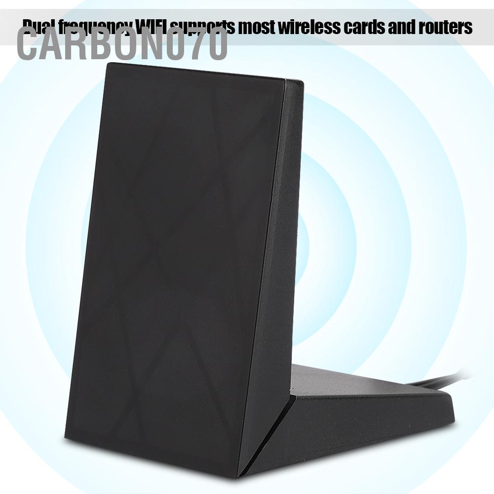 Hàng HOT Ăng Ten WiFi Băng Tần Kép 8dBi 2.4GHz 5GHz RP-SMA Cho Asus Linksys Router【Carbon070】