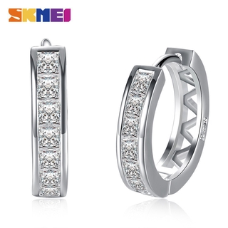 Bông tai skmei mạ bạc thời trang đơn giản phong cách cho nữ