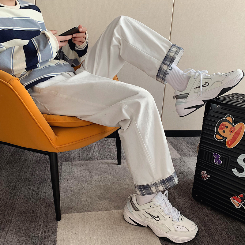 Quần Dài Họa Tiết Ca Rô Phong Cách Hàn Quốc Dành Cho Nam | BigBuy360 - bigbuy360.vn