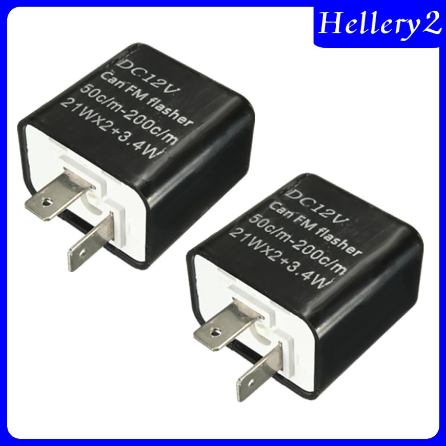 Set 2 Rơ Le Nhấp Nháy Đèn Led 12v 2-pin Cho Xe Mô Tô