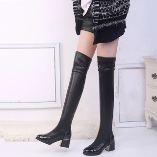 Bốt đùi da cao cấp 7p
