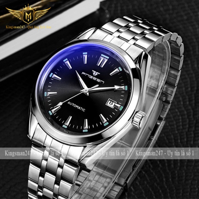 Đồng hồ cơ nam chính hãng Fngeen 6612 automatic tự động, dây thép không gỉ, thời trang cao cấp giá rẻ