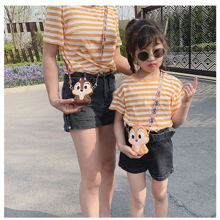 Túi Đeo Chéo Bằng Silicon Họa Tiết Hoạt Hình Dễ Thương Thời Trang Mùa Hè 2022 Cho Bé