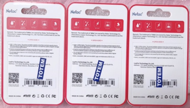 Thẻ nhớ SD micro NETAC 32GB, Hàng totem bảo hành dài hạn. | BigBuy360 - bigbuy360.vn