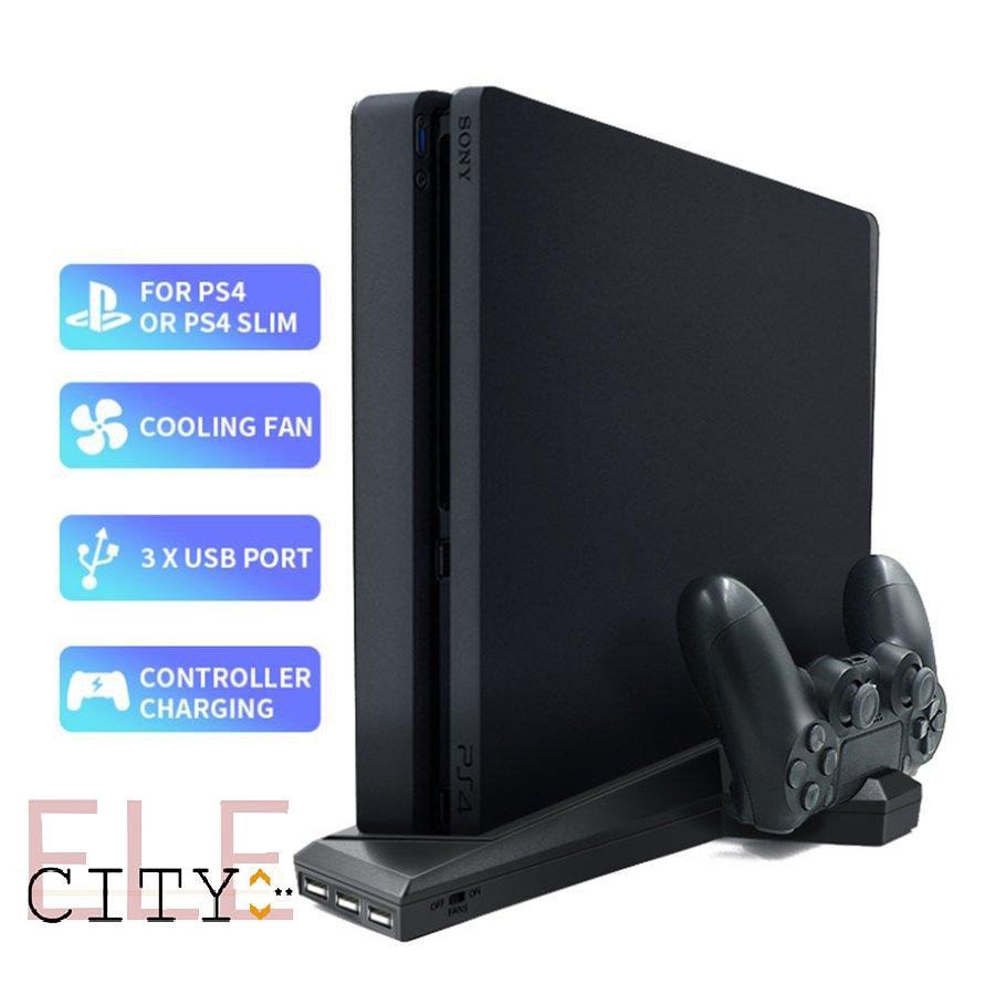 Đế Tản Nhiệt 22ele Cho Ps4 / Ps4 Slim Kèm Quạt Tản Nhiệt