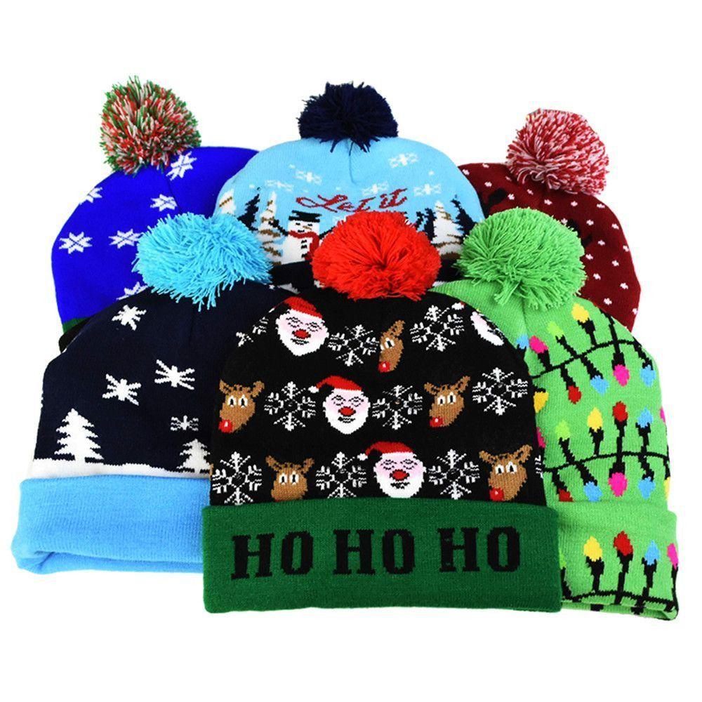 LET Mũ beanie Người Tuyết Phát Sáng Cho Bé