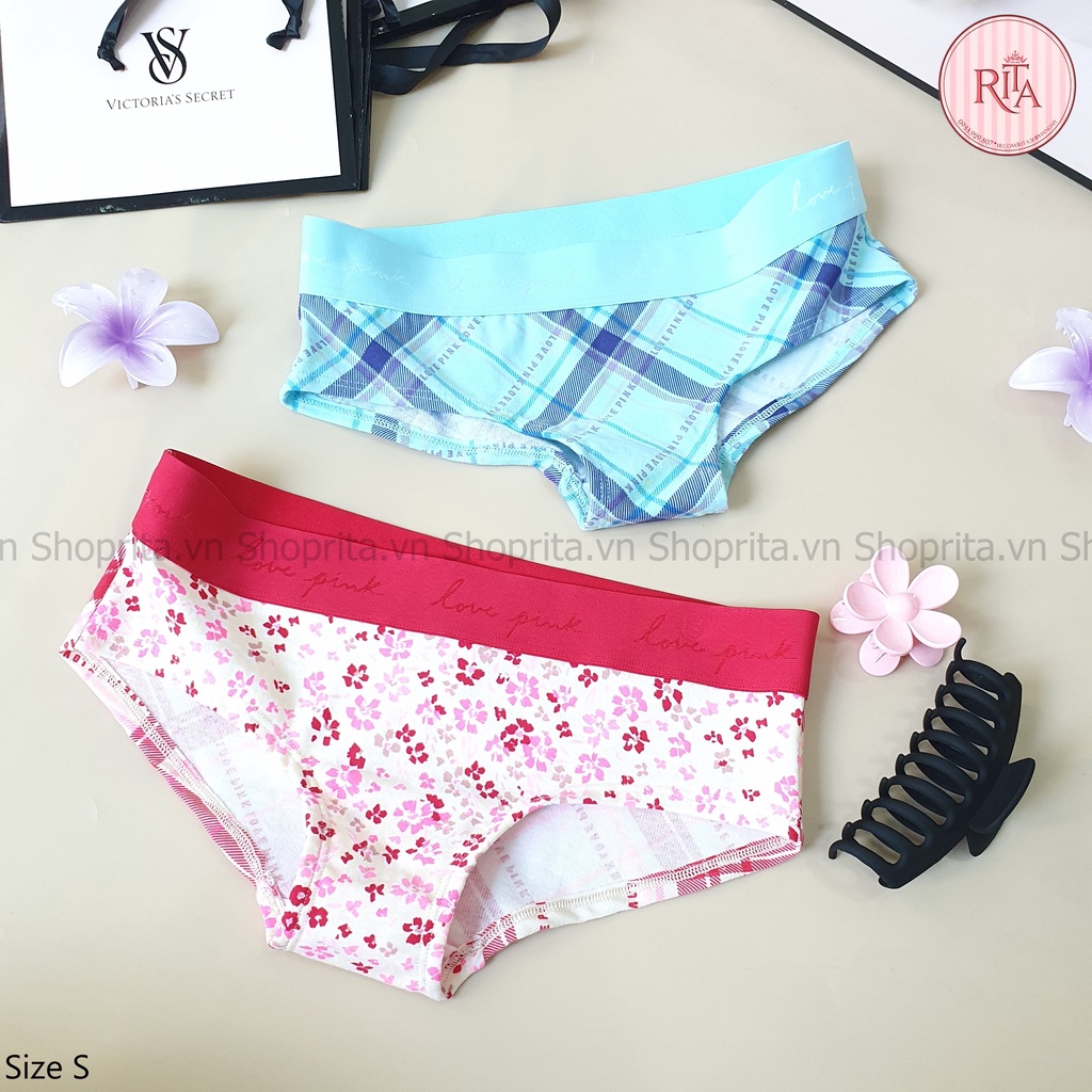 SIZE S 91- 96CM ( CƠ BẢN PINK ) Nguyên Mông Quần lót Victoria Secret chính hãng, săn sale giá rẻ