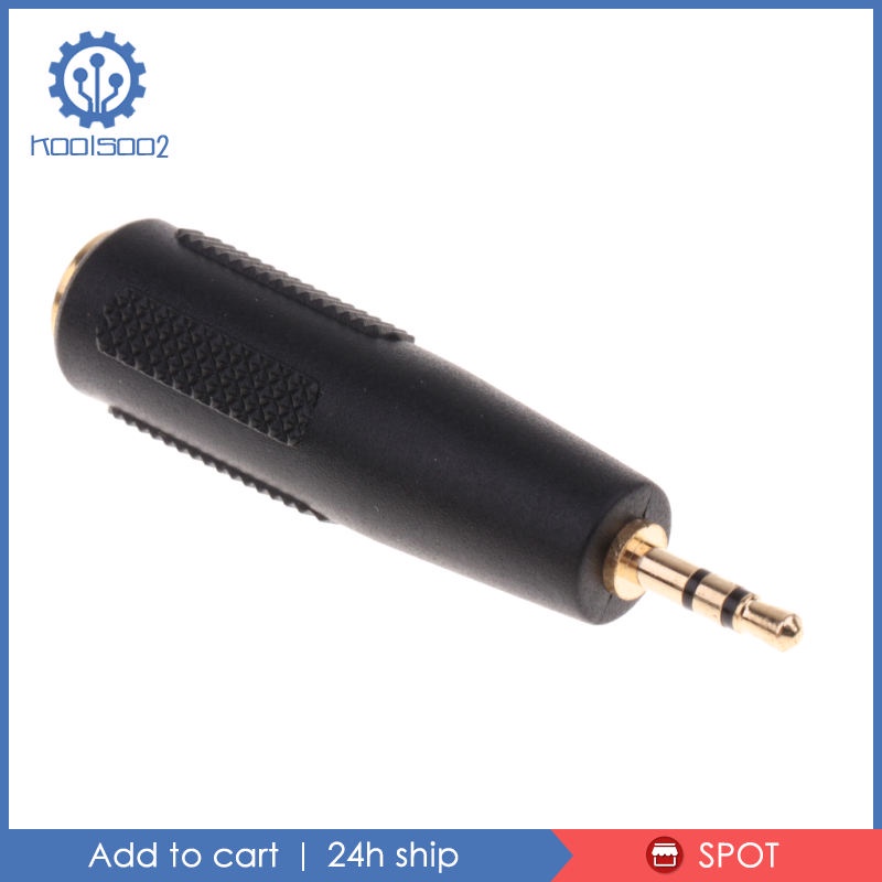 2.5mm   to 3.5mm STEREO Audio Adaptor Connector Socket Female Plug Male