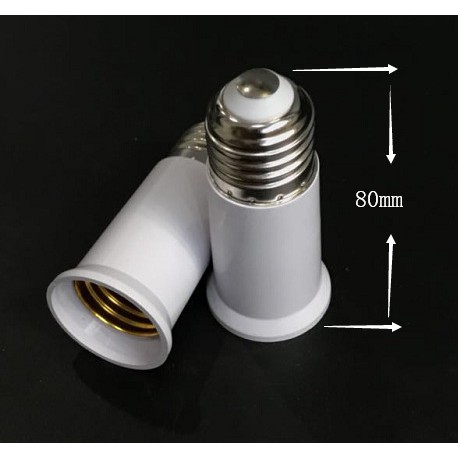 Đầu nối dài đui xoáy E27 (cứng) - HV Store 323