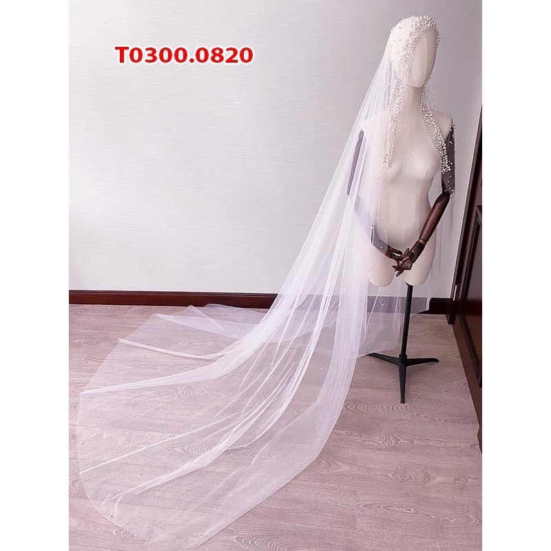 Voan lúp cô dâu hạt trai