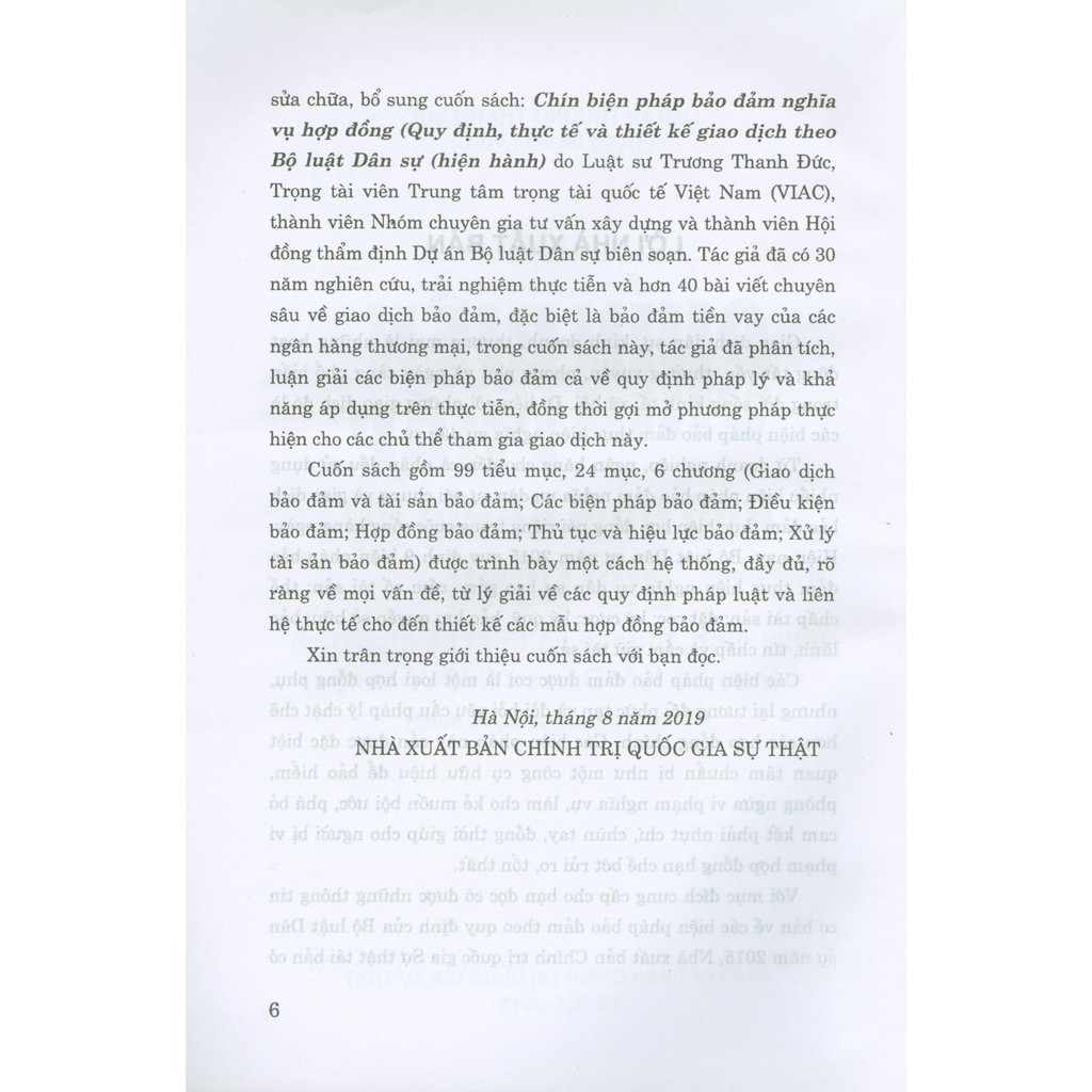 Sách - Chín Biện Pháp Đảm Bảo Nghĩa Vụ Hợp Đồng | BigBuy360 - bigbuy360.vn