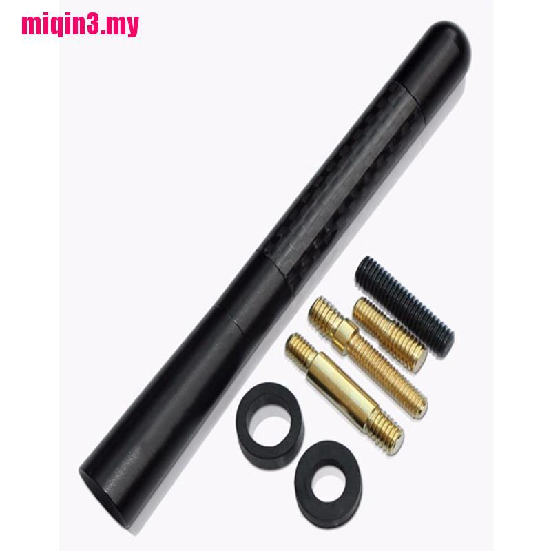 Ăng Ten Radio Fm Anten Bằng Sợi Carbon Màu Đen 4.7inches Kèm Ốc Vít Cho Xe Hơi Mq3