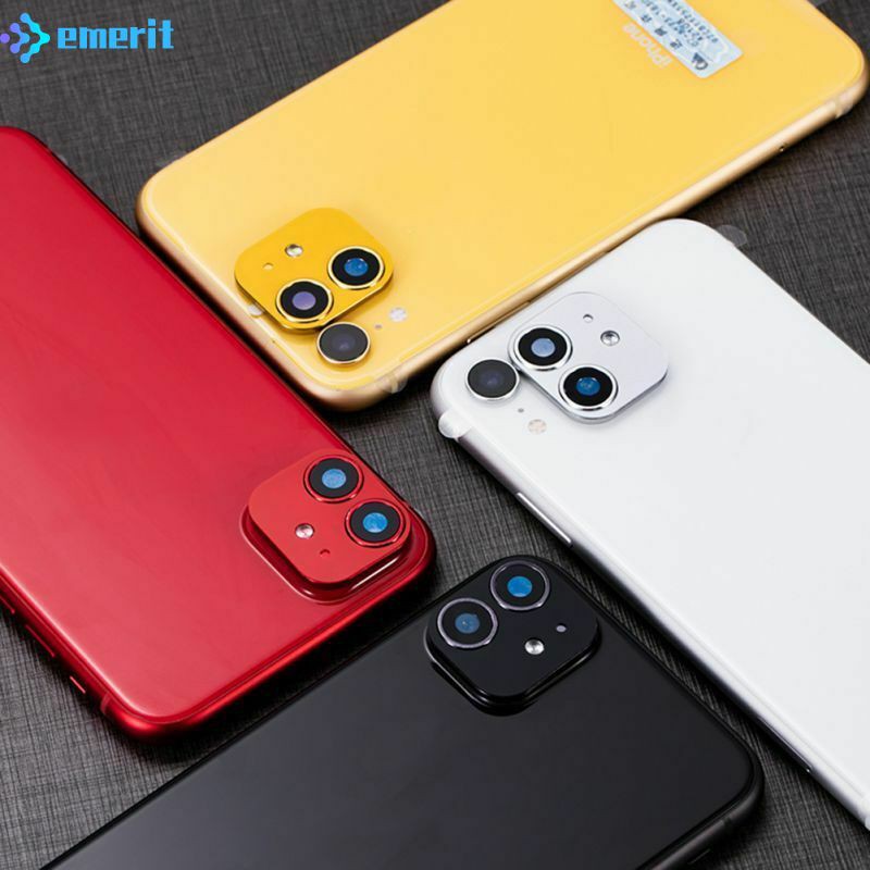 Nhãn dán ống kính máy ảnh giả Thay đổi giây cho iPhone 11 Pro XR Được sửa đổi thành iPhone11 Bộ bảo vệ mặt sau bằng kim loại  For iPhone XR lens sticker rear camera screen protector seconds change iPhone 11