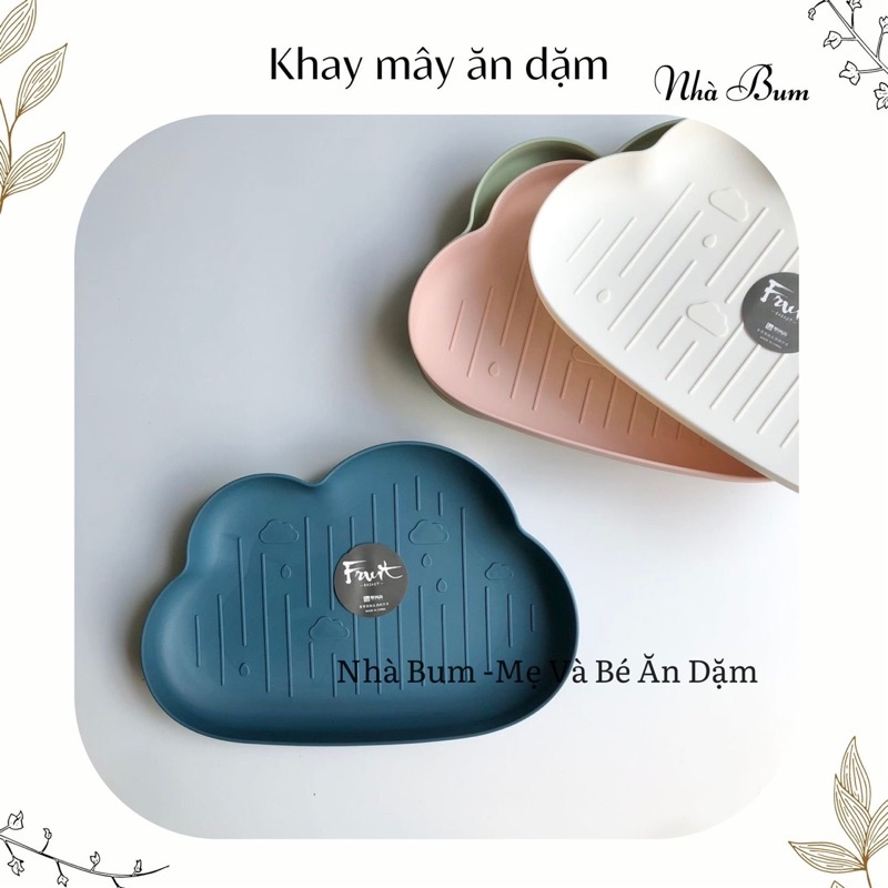 Khay ăn dặm hình Cà Rốt/ Mây / Khay đám mây