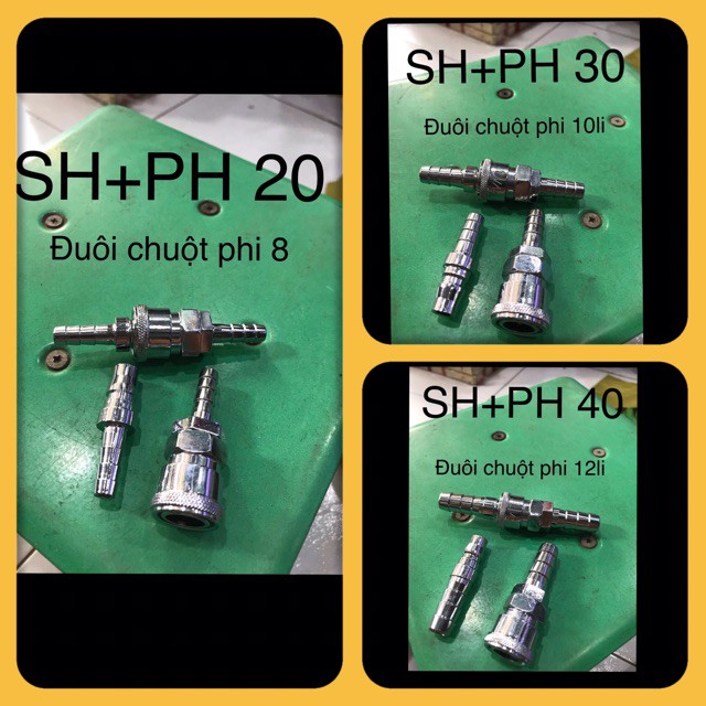 Đầu Nối Nhanh Đủ loại