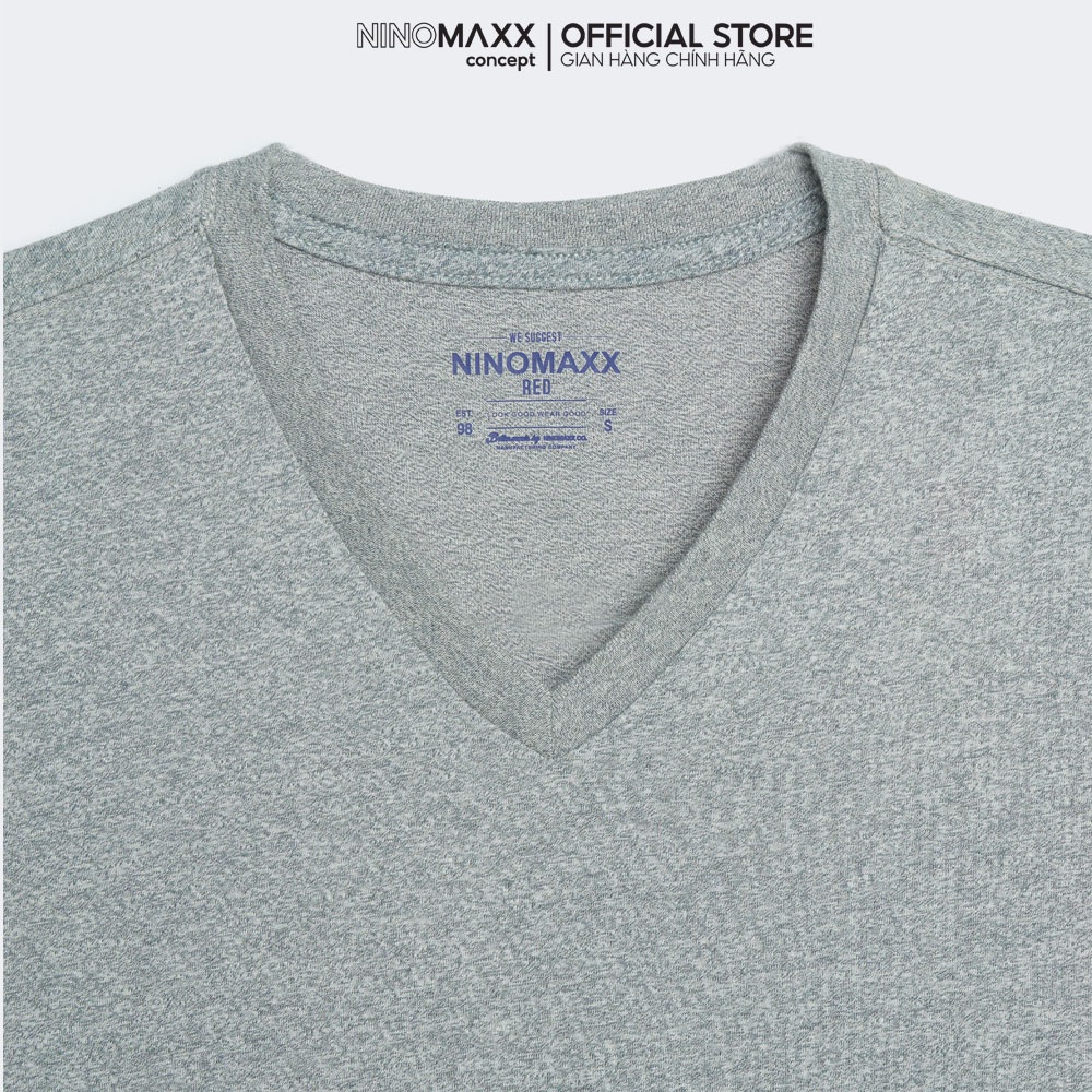 N&amp;M Áo thun Basic Nam tay ngắn cổ tim nhiều màu 1807002