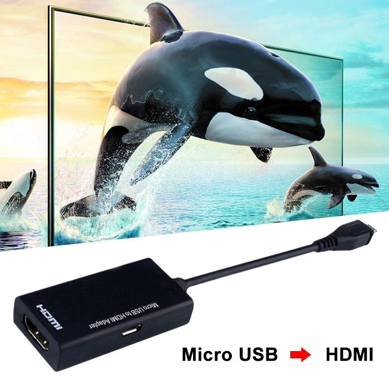 Cáp Chuyển Đổi Tốc Độ Cao Từ Micro Usb Sang Hdmi Hdtv Cho Điện Thoại